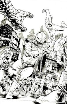 Variant Cover for Mighty Morphin Power Rangers: The Return #3