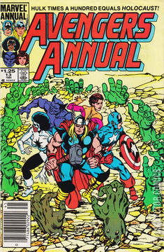 Variant Cover for Avengers Annual #13