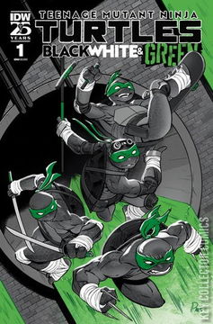 Variant Cover for Teenage Mutant Ninja Turtles: Black, White & Green #1