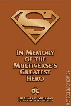 Variant Cover for Death of Superman 30th Anniversary Special #1