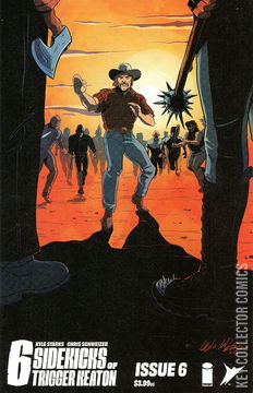 Variant Cover for Six Sidekicks of Trigger Keaton #6