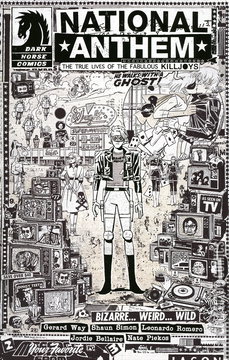 Variant Cover for The True Lives of the Fabulous Killjoys: National Anthem #1