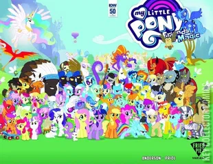 Variant Cover for My Little Pony: Friendship Is Magic #50