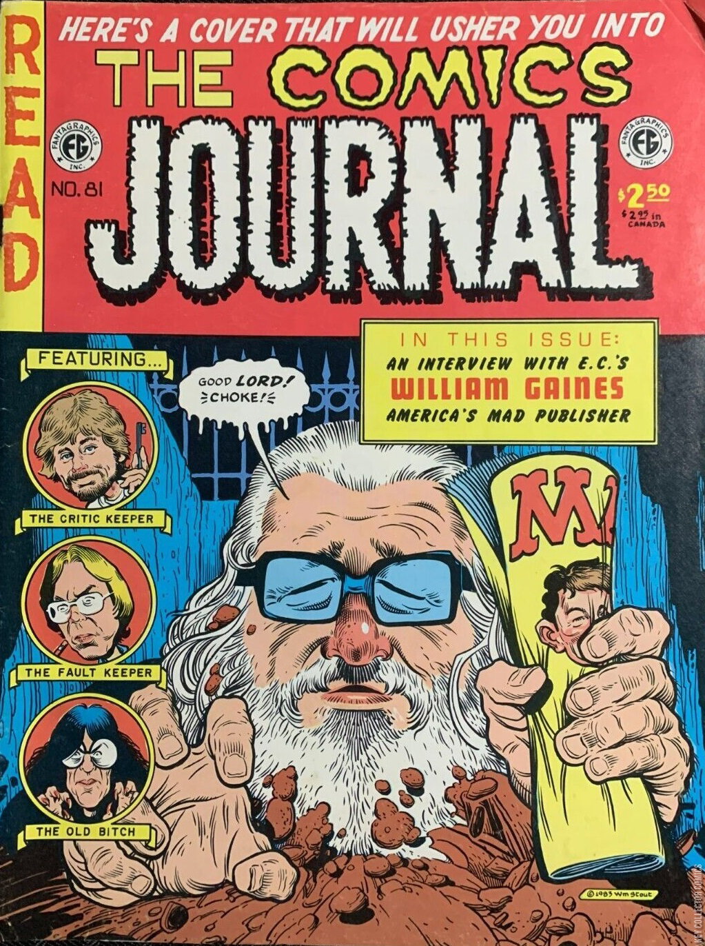 Comics Journal 81 Published May 1983 Key Collector Comics