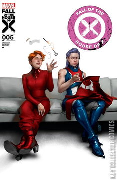 Variant Cover for Fall of the House of X #5