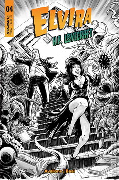 Variant Cover for Elvira Meets H.P. Lovecraft #4