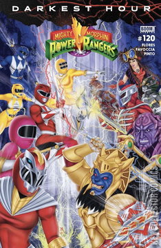 Variant Cover for Mighty Morphin Power Rangers #120