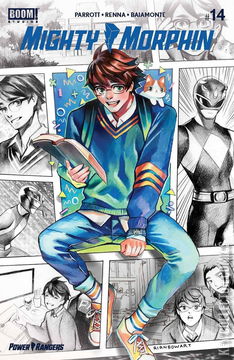 Variant Cover for Mighty Morphin #14