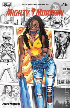 Variant Cover for Mighty Morphin #16