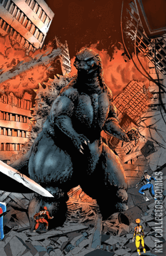 Variant Cover for Godzilla vs. The Mighty Morphin Power Rangers #1