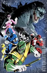 Variant Cover for Godzilla vs. The Mighty Morphin Power Rangers #1
