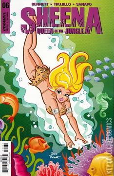 Variant Cover for Sheena, Queen of the Jungle #6