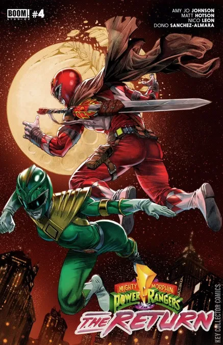 Cover art for Mighty Morphin Power Rangers: The Return #4 