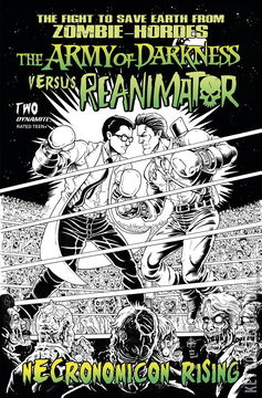 Variant Cover for Army of Darkness vs. Reanimator: Necronomicon Rising #2