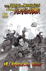 Variant Cover for Army of Darkness vs. Reanimator: Necronomicon Rising #2