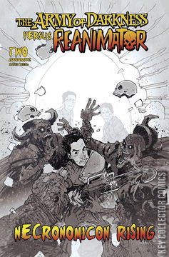 Variant Cover for Army of Darkness vs. Reanimator: Necronomicon Rising #2