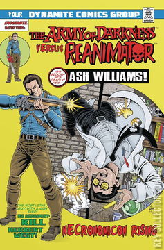 Variant Cover for Army of Darkness vs. Reanimator: Necronomicon Rising #4