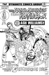 Variant Cover for Army of Darkness vs. Reanimator: Necronomicon Rising #4