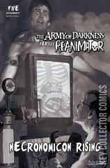 Variant Cover for Army of Darkness vs. Reanimator: Necronomicon Rising #5