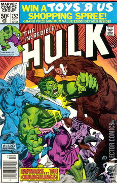 Variant Cover for Incredible Hulk #252