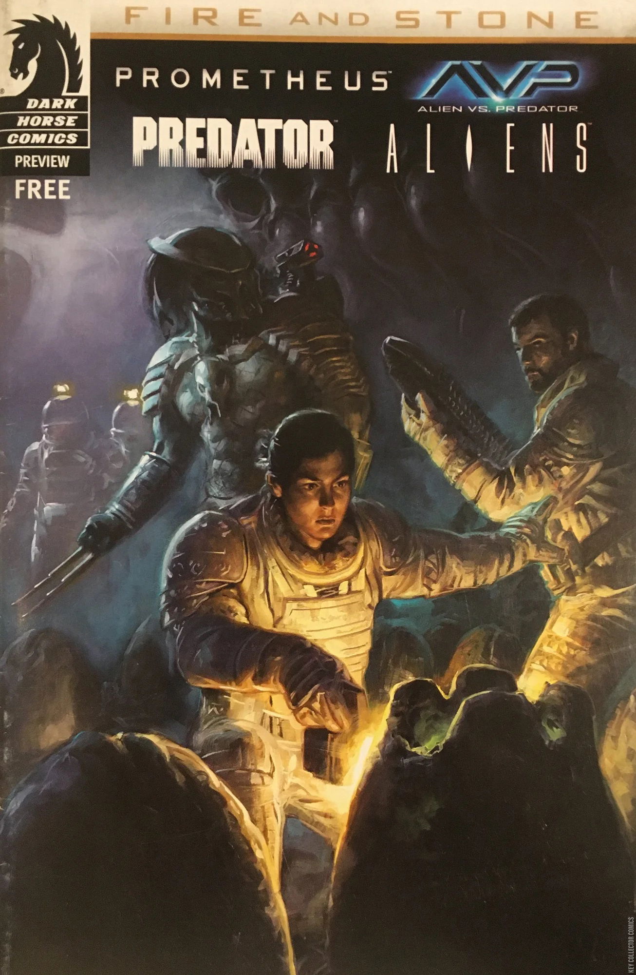 Prometheus / Predator / Aliens: Fire and Stone by Dark Horse | Key ...