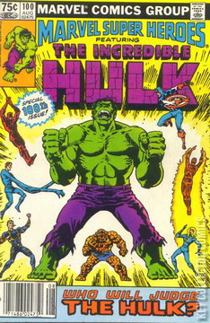 Variant Cover for Marvel Super-Heroes #100