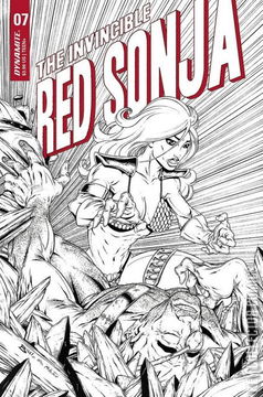 Variant Cover for Invincible Red Sonja #7