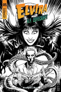 Variant Cover for Elvira Meets H.P. Lovecraft #5