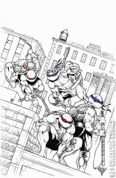 Variant Cover for Teenage Mutant Ninja Turtles: Urban Legends #1