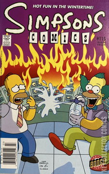 Variant Cover for Simpsons Comics #115