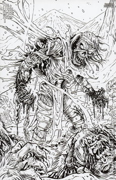 Variant Cover for Living Corpse: Relics, The #6