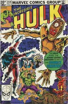 Variant Cover for Incredible Hulk #259