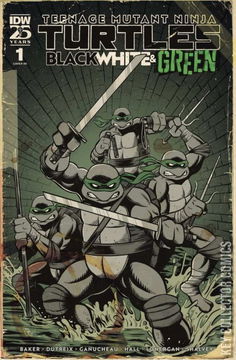 Variant Cover for Teenage Mutant Ninja Turtles: Black, White & Green #1