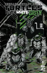 Variant Cover for Teenage Mutant Ninja Turtles: Black, White & Green #1