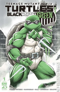 Variant Cover for Teenage Mutant Ninja Turtles: Black, White & Green #1