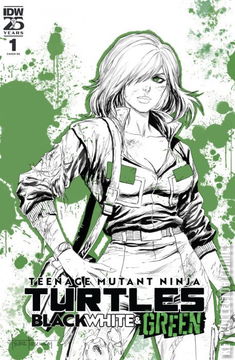 Variant Cover for Teenage Mutant Ninja Turtles: Black, White & Green #1