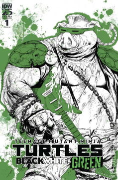 Variant Cover for Teenage Mutant Ninja Turtles: Black, White & Green #1