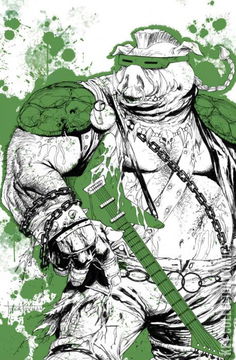 Variant Cover for Teenage Mutant Ninja Turtles: Black, White & Green #1