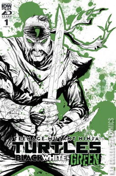 Variant Cover for Teenage Mutant Ninja Turtles: Black, White & Green #1