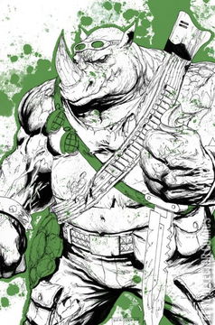 Variant Cover for Teenage Mutant Ninja Turtles: Black, White & Green #1