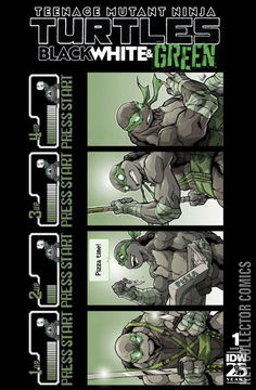 Variant Cover for Teenage Mutant Ninja Turtles: Black, White & Green #1