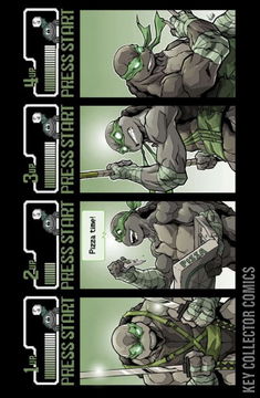 Variant Cover for Teenage Mutant Ninja Turtles: Black, White & Green #1
