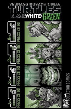 Variant Cover for Teenage Mutant Ninja Turtles: Black, White & Green #1