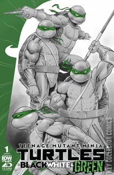 Variant Cover for Teenage Mutant Ninja Turtles: Black, White & Green #1