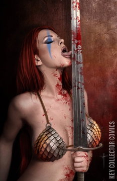 Variant Cover for Red Sonja: Empire of the Damned #3
