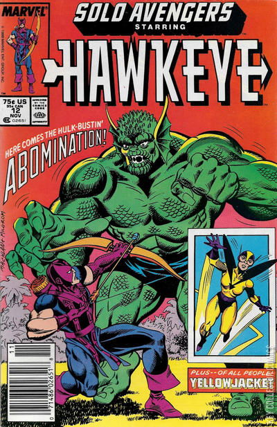 Variant Cover for Solo Avengers #12