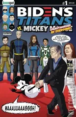Variant Cover for Biden's Titans vs. Mickey Mouse #1