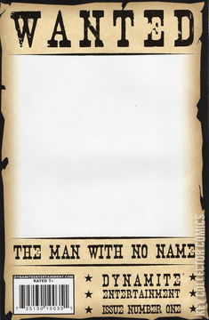Variant Cover for Man With No Name, The #1