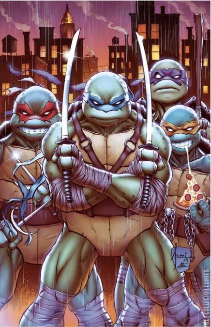 Cover art for Teenage Mutant Ninja Turtles #1 SDCC