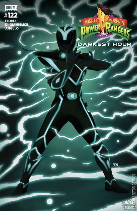 Cover art for Mighty Morphin Power Rangers #122 SDCC